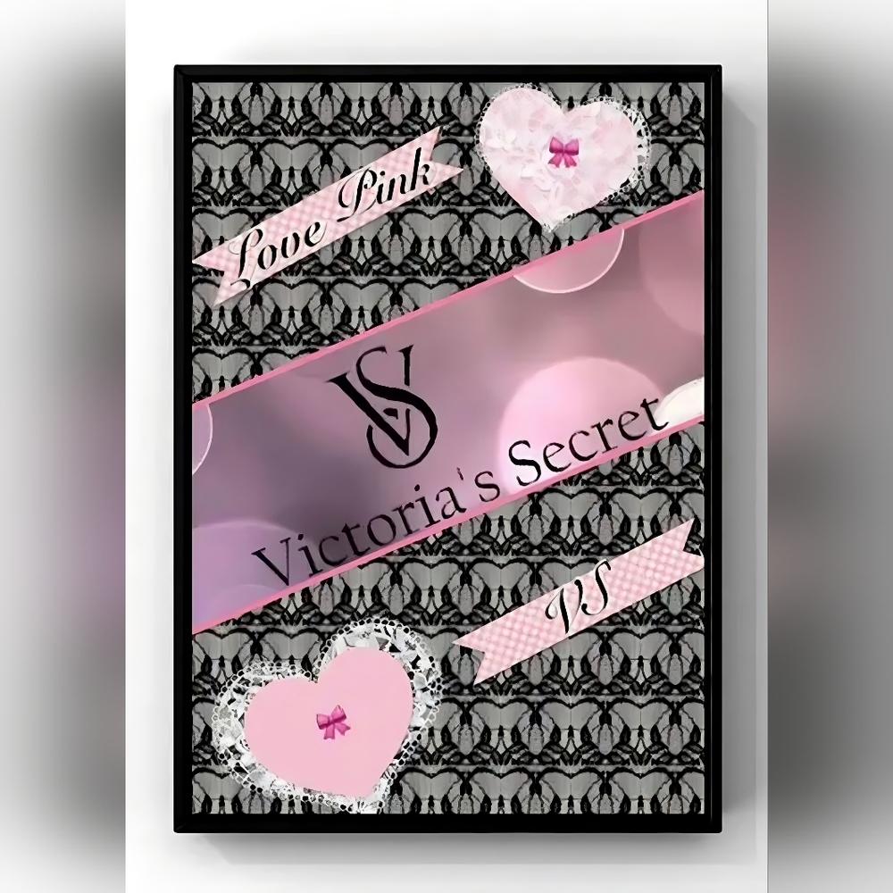 Victoria's Secret 8 1/2"x11" Framed Wall Art
